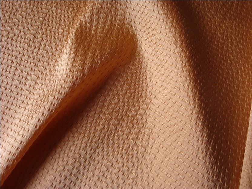 bahan serat struktur kain crepe